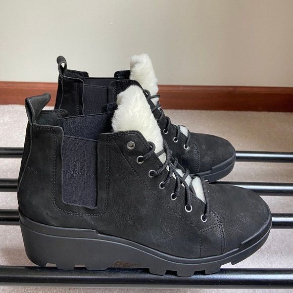 EILEEN FISHER Women Calm Leather Boots - NEW NWOB - Picture 6 of 8